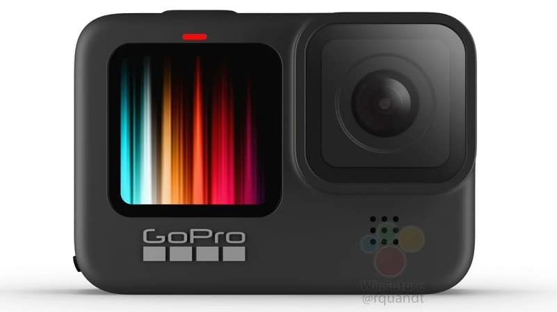Image 1 : GoPro Hero 9 : une nouvelle fuite révèle le design de la caméra d’action et son écran avant couleur