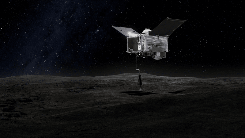 Image 1 : NASA : la sonde OSIRIS-REx veut prélever un échantillon de l'astéroïde Bennu