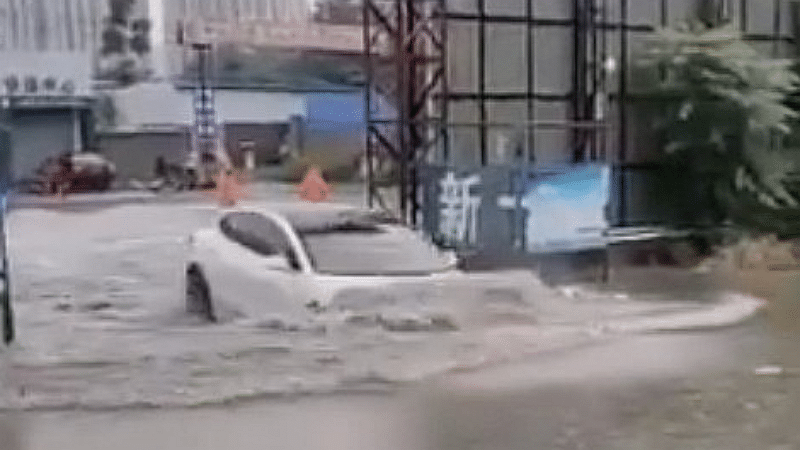Tesla Model 3 inondation