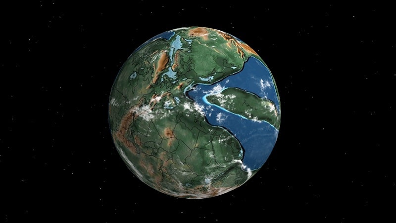 Carte interactive Ancient Earth