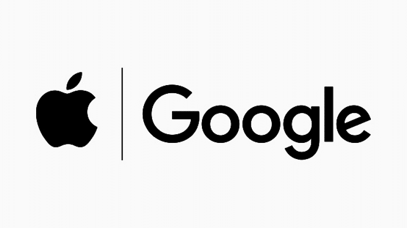 Crédit : Logos d'Apple et de Google - Apple Newsroom