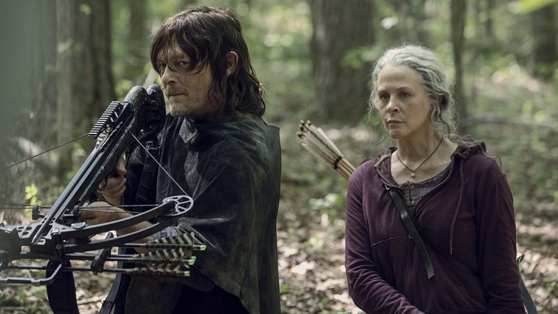 Daryl et Carol dans The Walking Dead