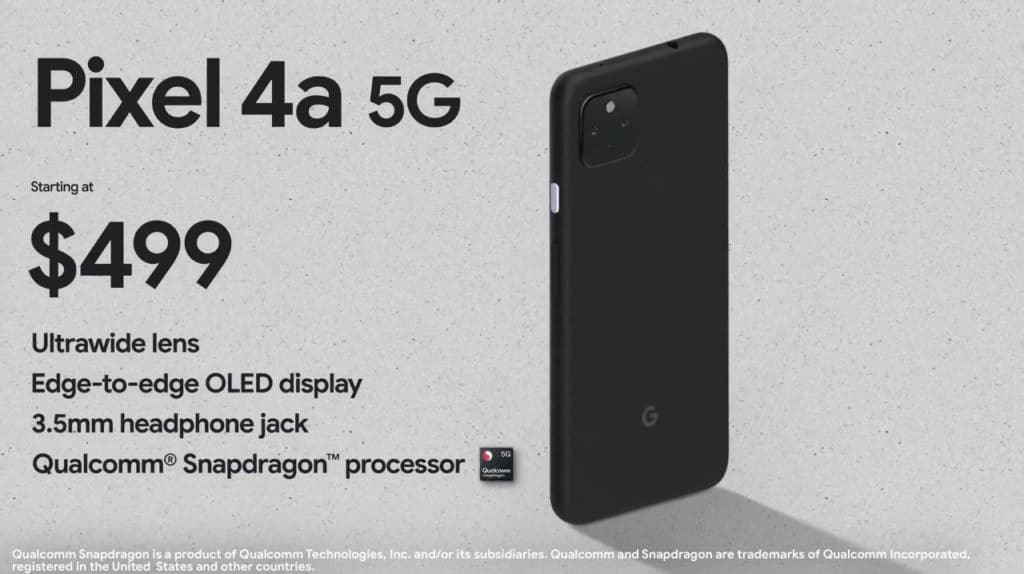 Google Pixel 4a 5G