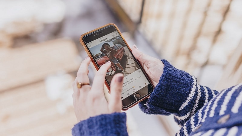Application Instagram sur iOS
