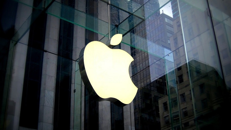 Vitrine d'un Apple Store