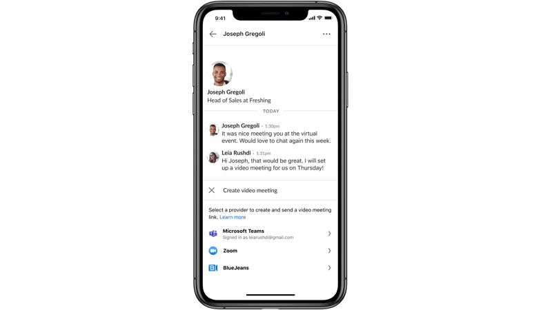 LinkedIn messagerie - LinkedIn