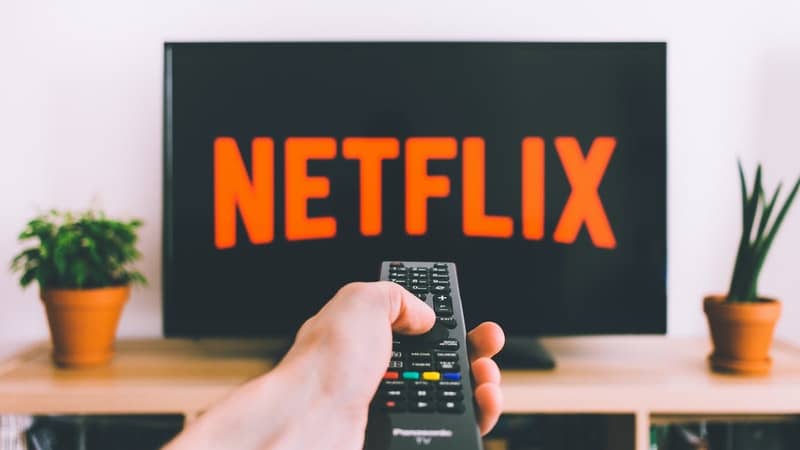 Application Netflix sur une télévision