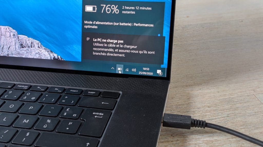charge portable dell