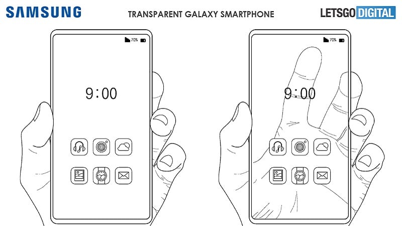 Schéma présent dans le brevet de Samsung