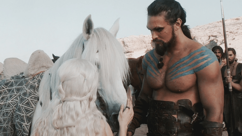 Daenerys et Khal Drogo - Source : HBO