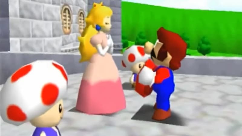 Capture d'écran du speedrun de Super Mario 64 sur Dreamcast