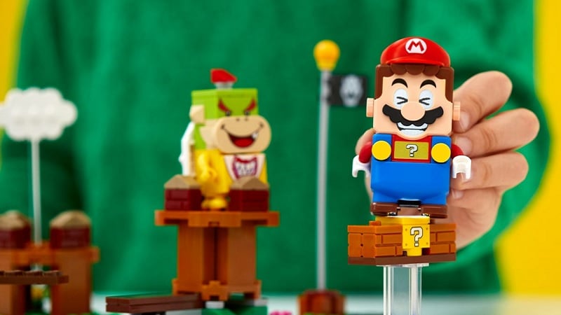 La figurine LEGO Mario du pack de démarrage Les Aventures de Mario