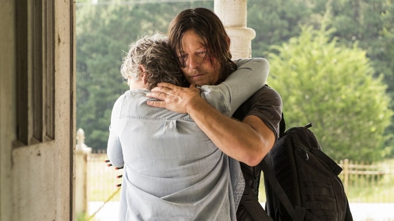 Carol (Melissa McBride) et Daryl (Norman Reedus)