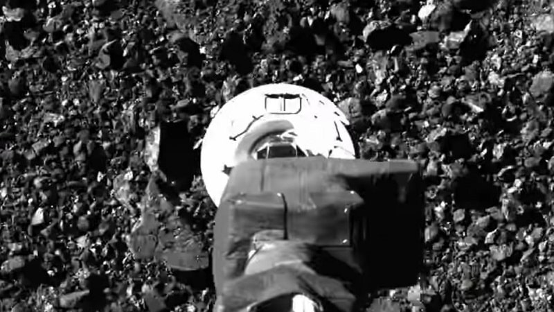 La sonde OSIRIS-REx. Crédits : YT/NASA