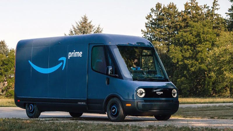 Image 1 : Amazon dévoile le prototype de sa camionnette électrique par Rivian