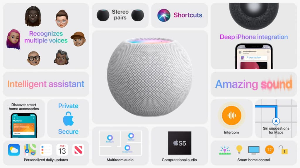 Apple HomePod mini - Crédit : Apple