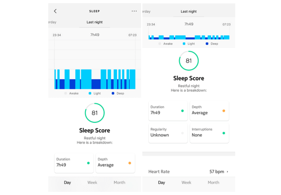 Montre connectée, mesure sommeil