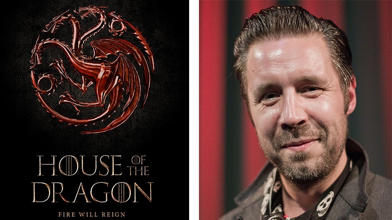 Affiche House of the Dragon et l'acteur Paddy Considine