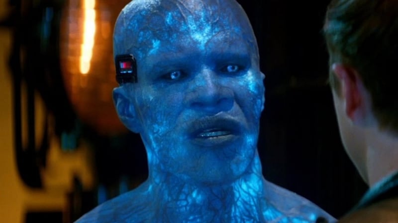 Jamie Foxx dans le rôle d'Electro dans The Amazing Spider-Man 2