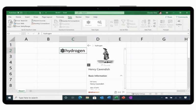 Microsoft Excel nouveaux types de données - Microsoft