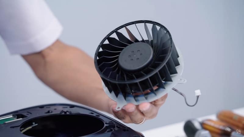 Le ventilateur de refroidissement de la PS5