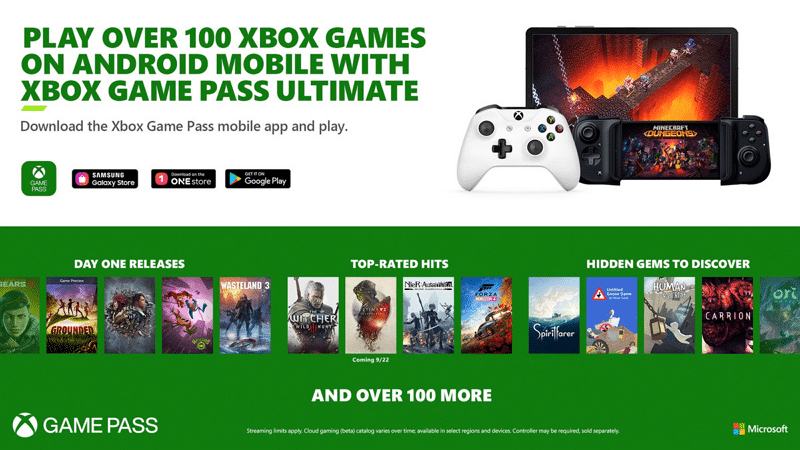 Xbox Game Pass Android - Xbox