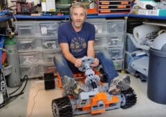 20201103 un youtubeur cre un kart avec des lego gants