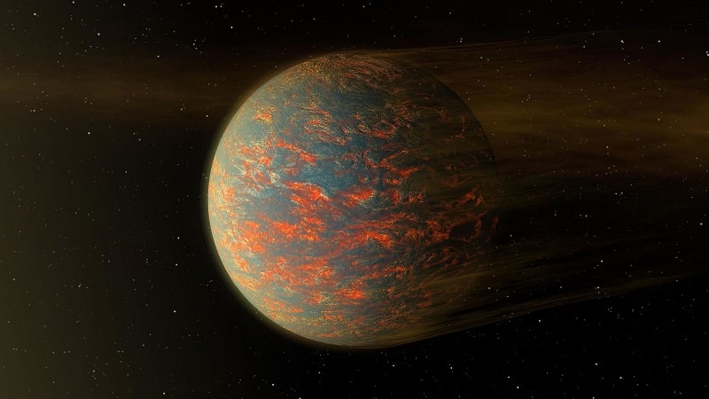 La planète Mustafar, issue de l'univers Star Wars. Crédits : Wikipédia