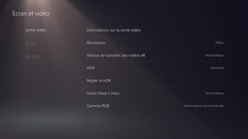 Image 6 : PS5 : comment la configurer pour exploiter 4K, HDR, Audio 3D, ... ?