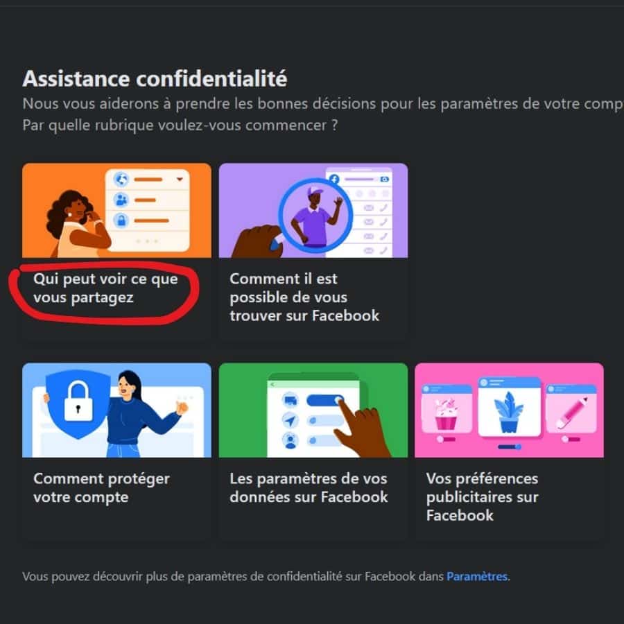 Image 1 : Facebook : comment mettre votre profil en privé ?