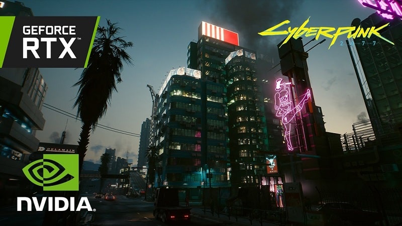 Nvidia présente le ray tracing sur Cyberpunk 2077 avec les cartes RTX