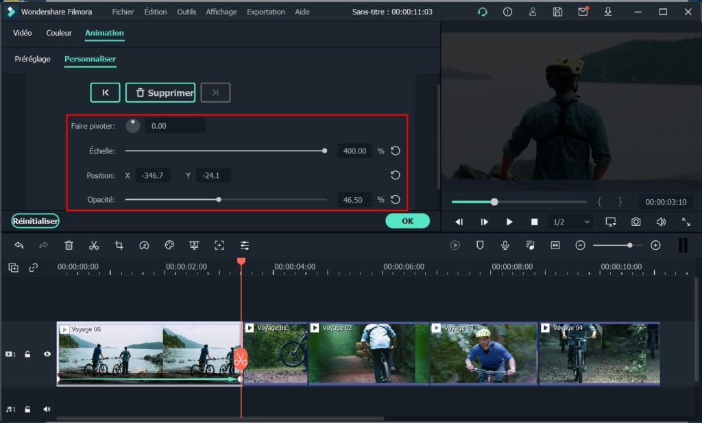 Image 7 : Wondershare Filmora X, le meilleur logiciel montage vidéo pour les vidéos YouTube