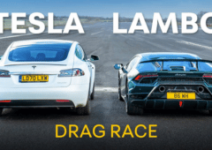 Lamborghini Huracan Performante vs Tesla Model S Performance