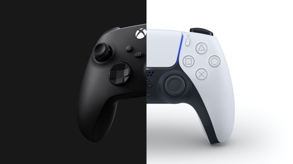 Manette Xbox et DualSense © Microsoft, Sony