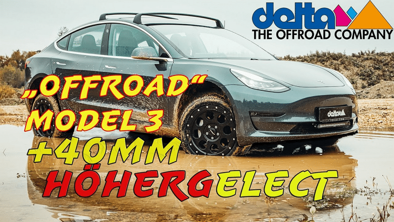 Tesla Model 3 Offroad - delta4x4 / YouTube