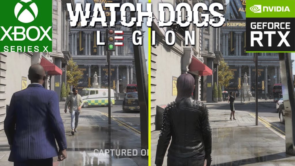 Vidéo de comparaison des graphismes de Watch Dogs : Legion entre la Xbox Series X et une RTX 3080