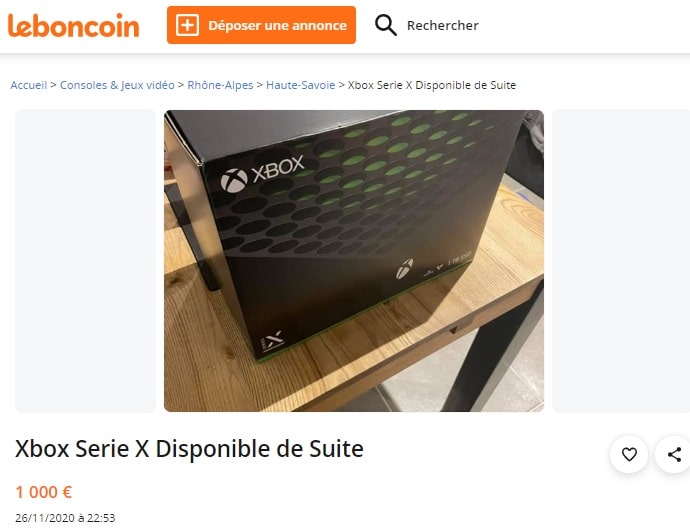 playstation 5 ps5 sony microsoft xbox series x xbox series s jeux vidéo jeu vidéo console consoles ebay leboncoin acheter vente braquage vol