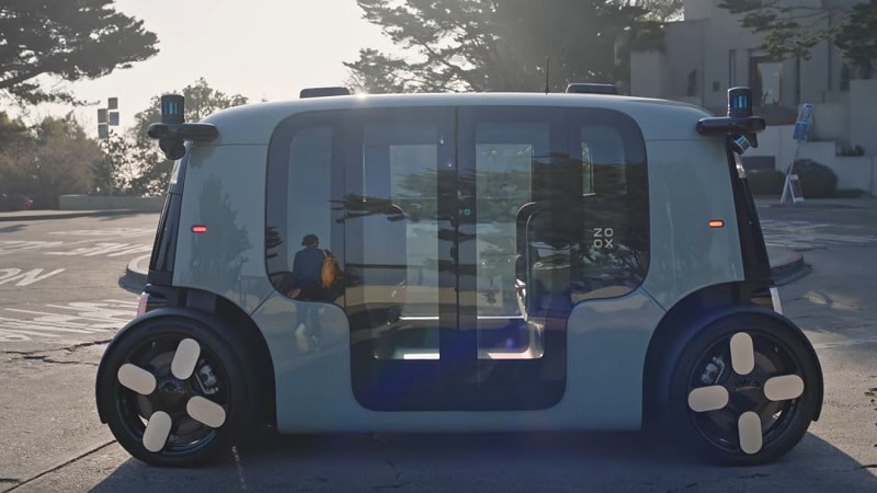 Le robot-taxi autonome Zoox. Crédits : Zoox.