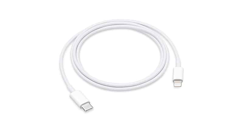 Le câble USB-C vers Lightning d'Apple