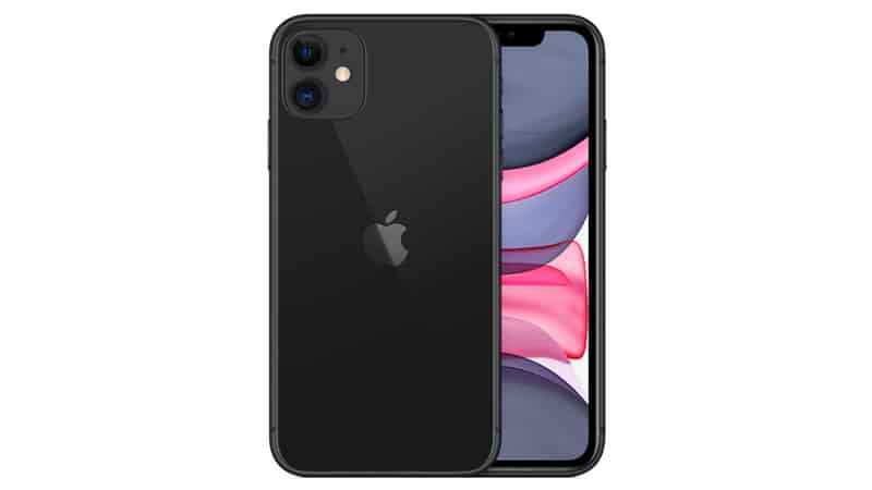 L'iPhone 11 en coloris noir