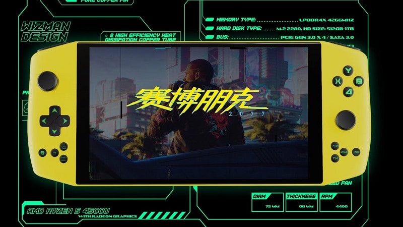 L'Aya NEO Founder fait tourner Cyberpunk 2077