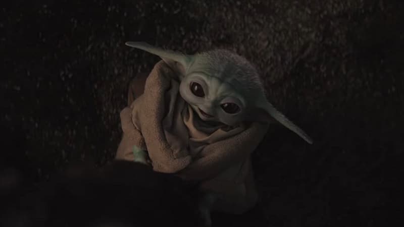 
Bébé Yoda dans The Mandalorian