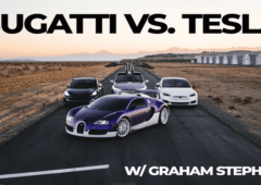 Bugatti Veyron vs Tesla