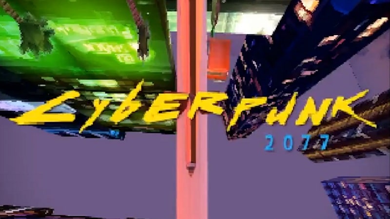 Le demake PS1 de Cyberpunk 2077