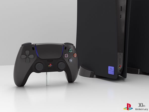 Concept de la DualSense de la PS5 30th Anniversary Edition