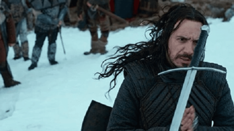 Arthur face à Excalibur