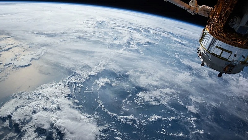 La Terre vue de l'espace.