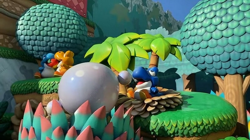 L'attraction Yoshi's Adventure du parc Super Nintendo World