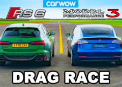 Tesla Model 3 vs Audi RS6