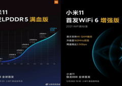Xiaomi Mi 11 Nouvelle RAM et nouveau WiFi
